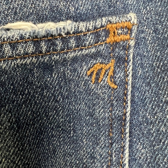 Madewell Size 35 The Mom High Rise Jean‎ In Downey Wash 100% Cotton - Picture 9 of 12